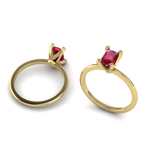 Soliter ring N011174 3D print model_1