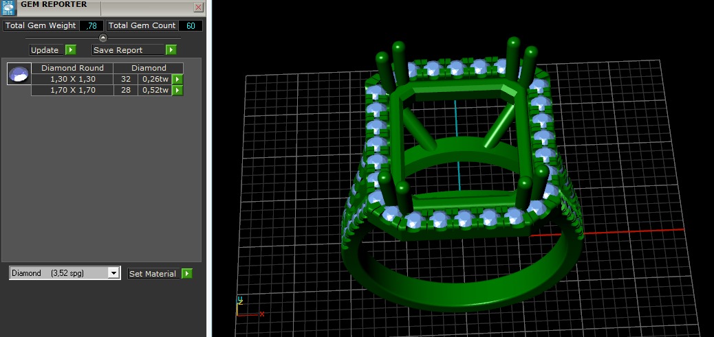 Ring N011169 3D print model_9