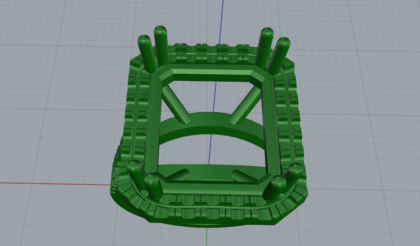 Ring N011169 3D print model_2