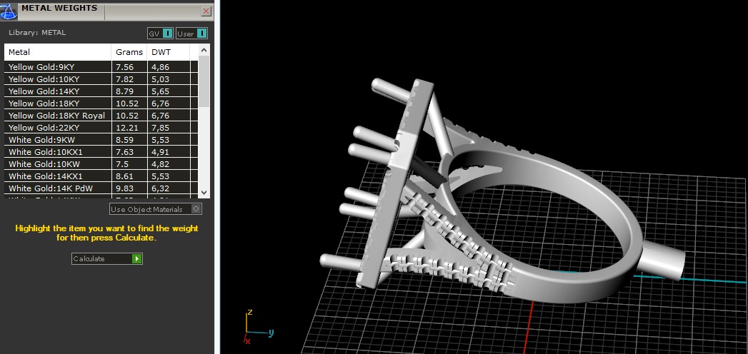 Ring N011169 3D print model_8