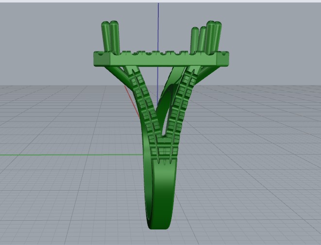 Ring N011169 3D print model_3