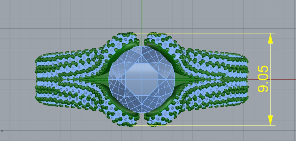 Ring N011163 3D print model_7