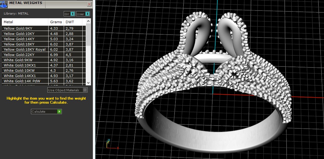 Ring N011163 3D print model_8