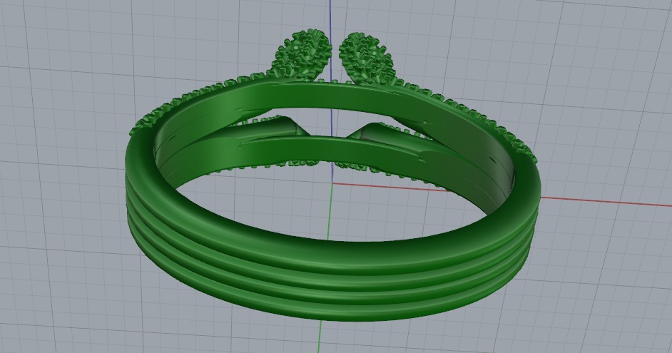 Ring N011163 3D print model_2