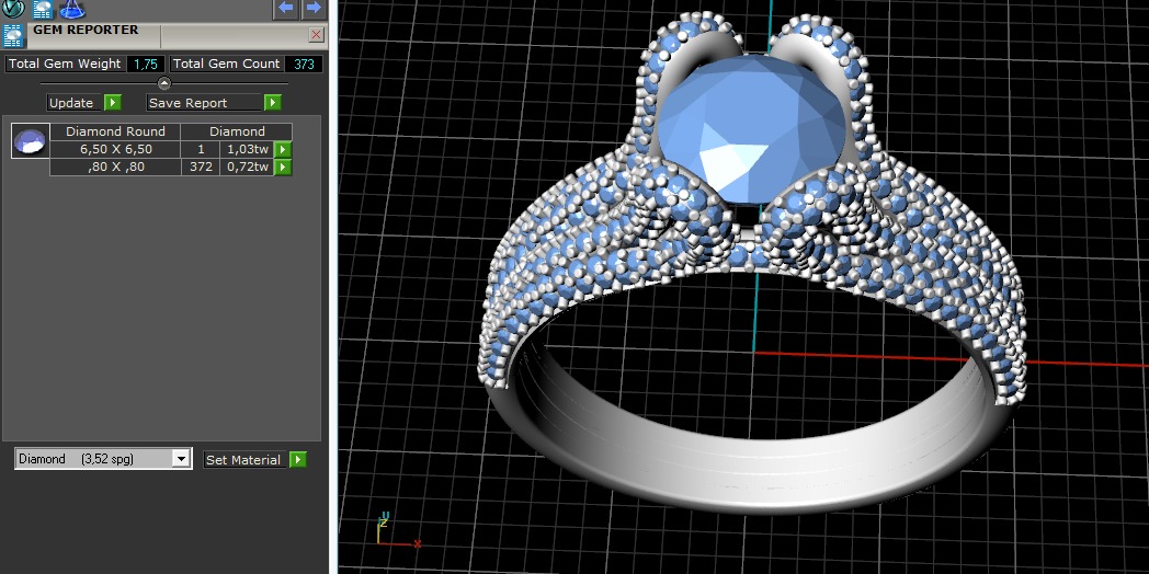 Ring N011163 3D print model_9