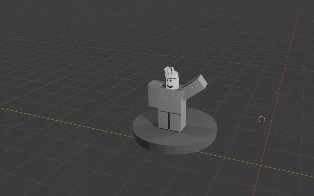 Roblox game player 3d model  3D model_0