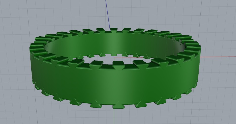 Ring N011150 3D print model_4