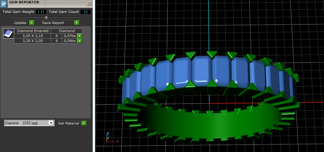 Ring N011150 3D print model_8