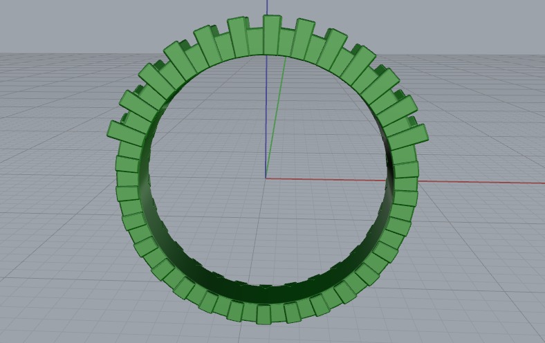 Ring N011150 3D print model_2