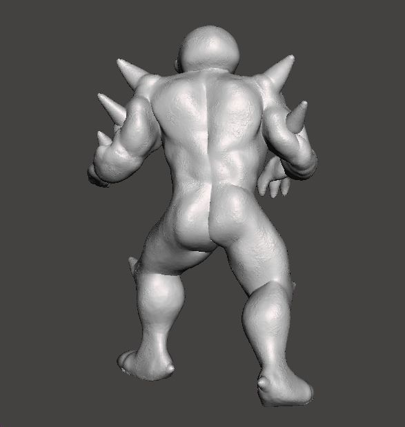 IMP CLASSIC DEMON MINIATURE MODEL FIGURE FANTASY SCIFI GAMES RPG 3D print model_6