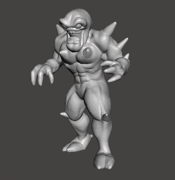 IMP CLASSIC DEMON MINIATURE MODEL FIGURE FANTASY SCIFI GAMES RPG 3D print model_2