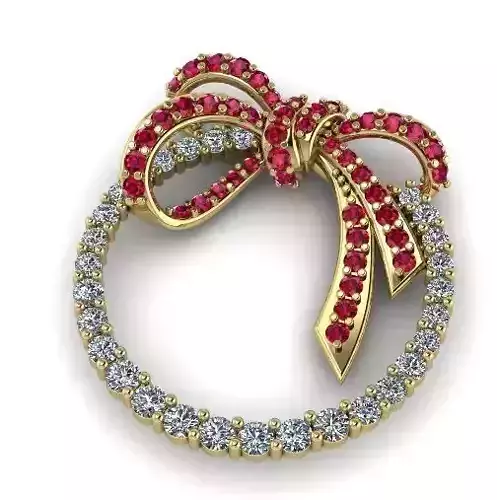 Bow with stones N011144