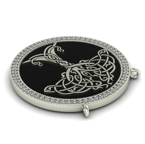 Pendant tree of life N011143 3D print model_1