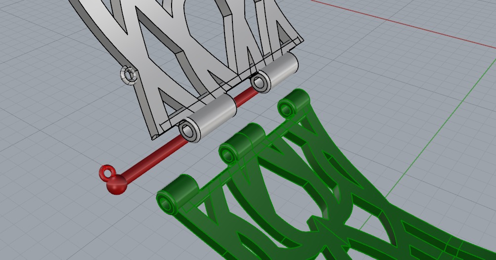 Wide bracelet N011133 3D print model_2