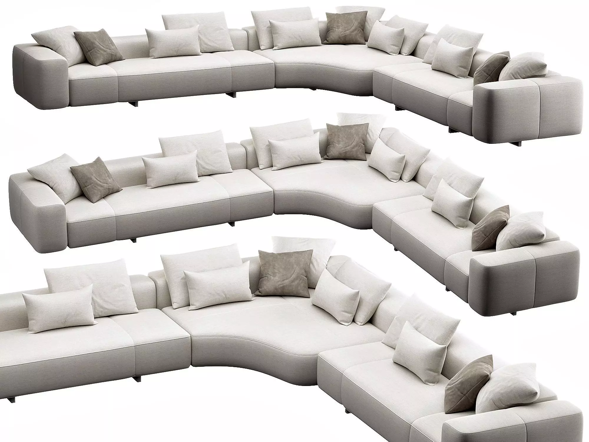 YVES Sofa 3D model_0