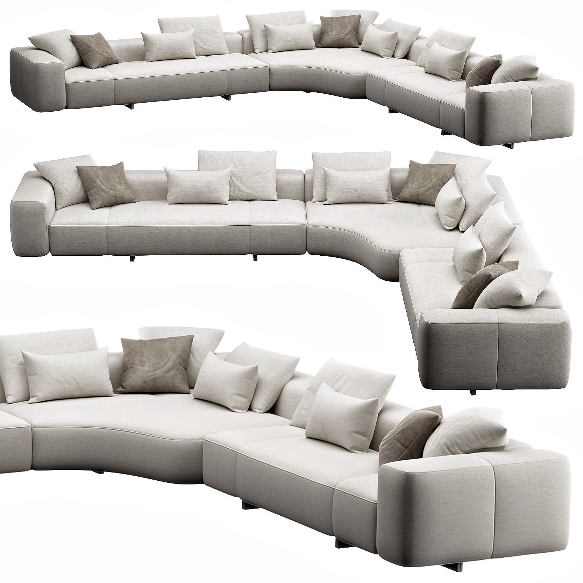 YVES Sofa 3D model_1