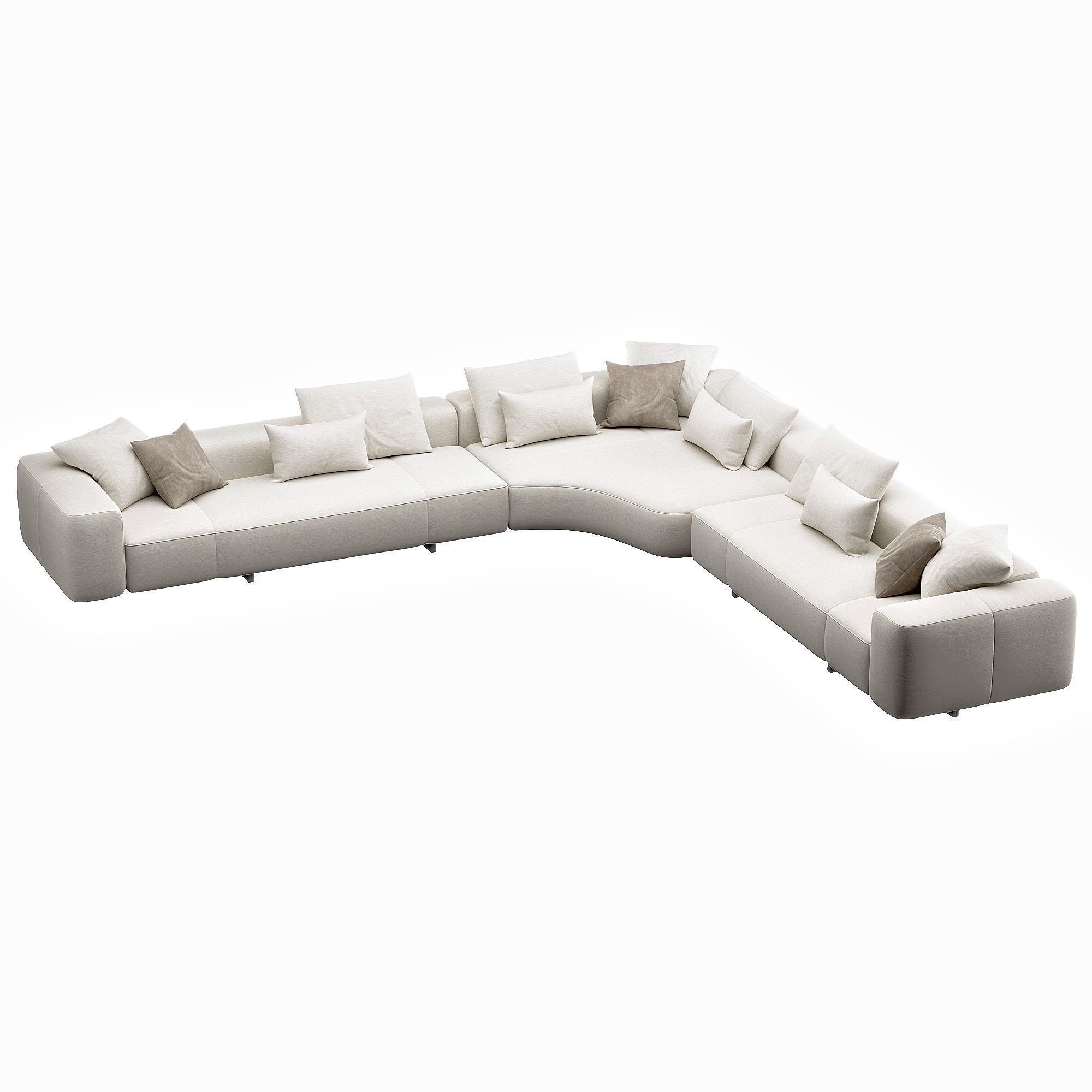 YVES Sofa 3D model_6