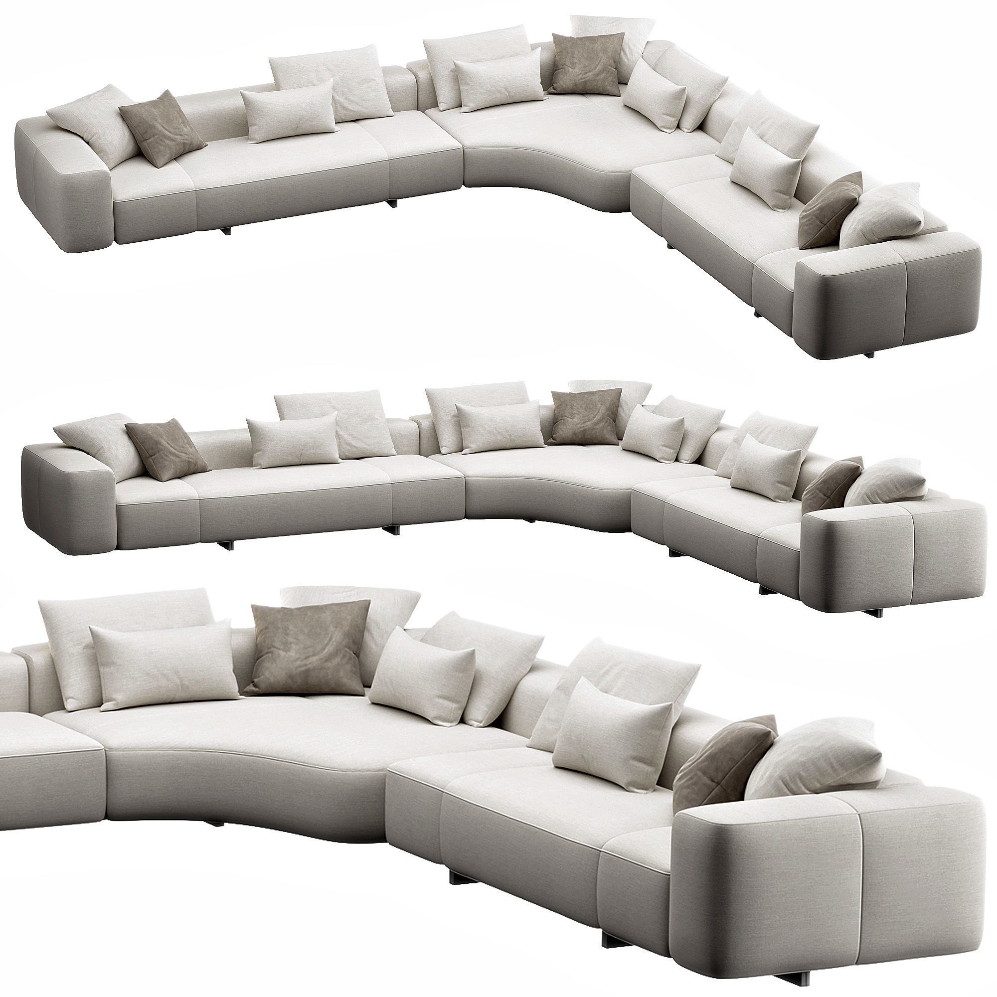 YVES Sofa 3D model_2