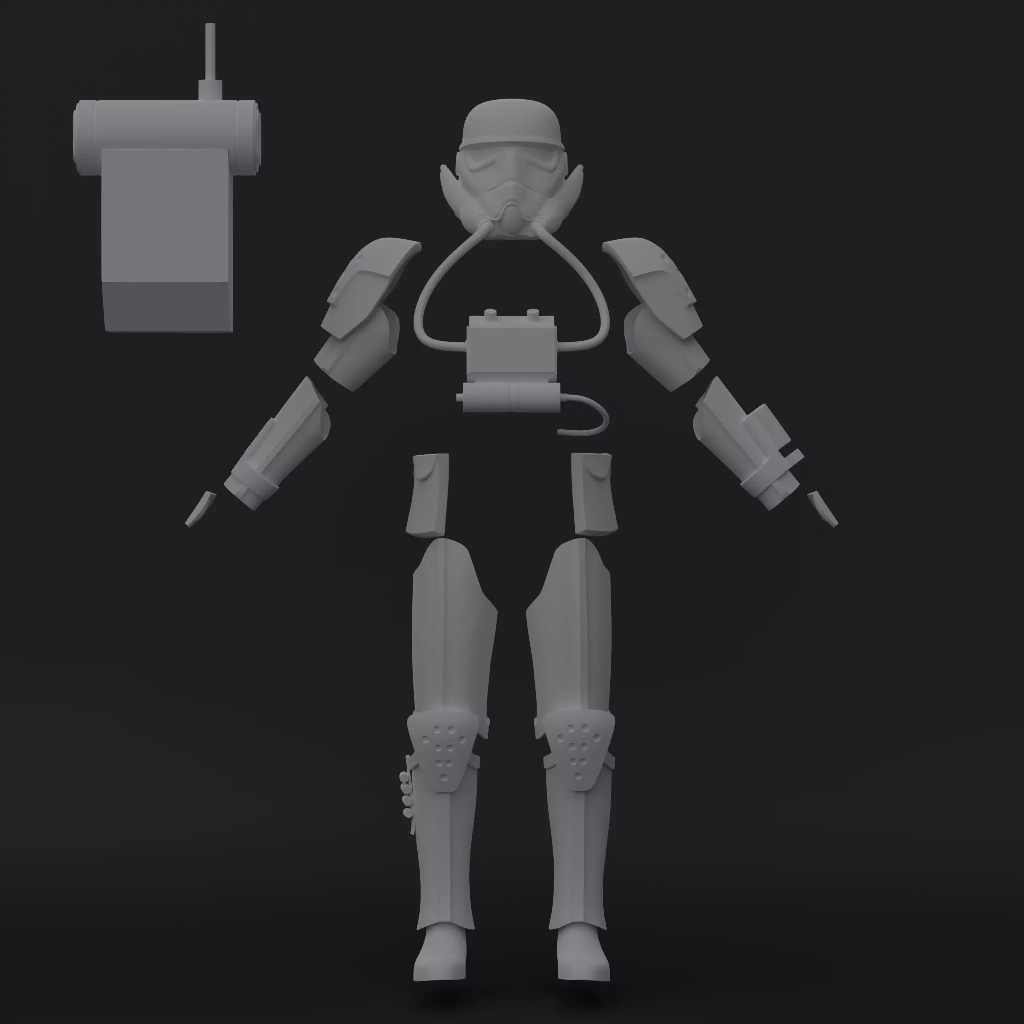 EVO trooper imperial Kit - One12 - STL files 3D print model