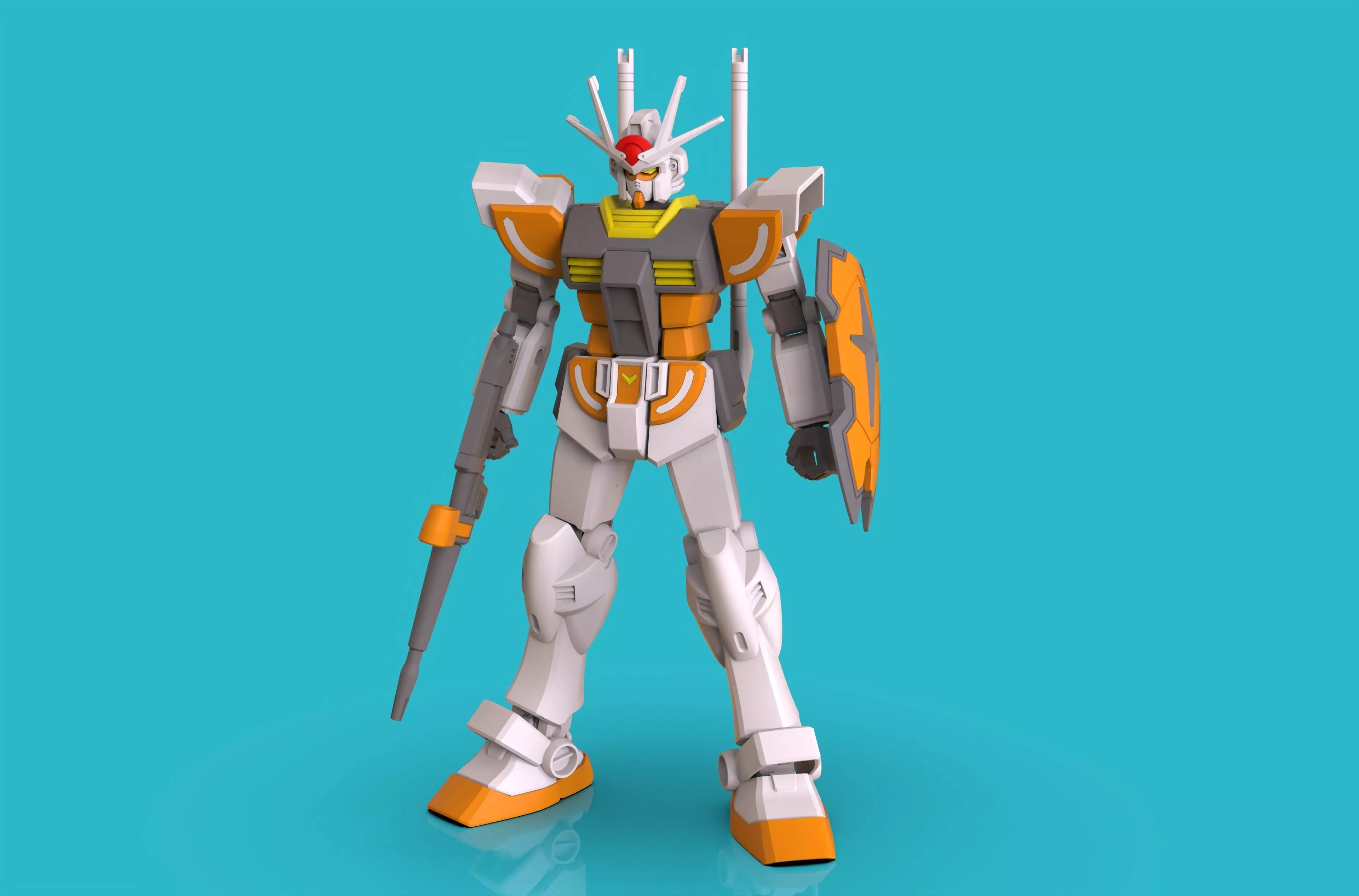 Gundam Custom FULL 3D print model_0