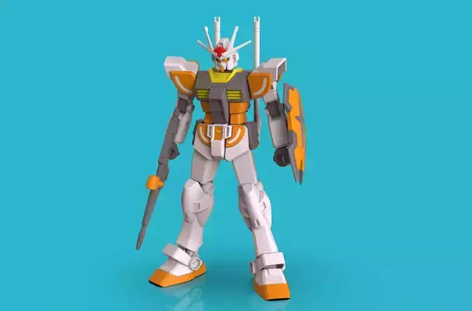 Gundam Custom FULL 3D print model