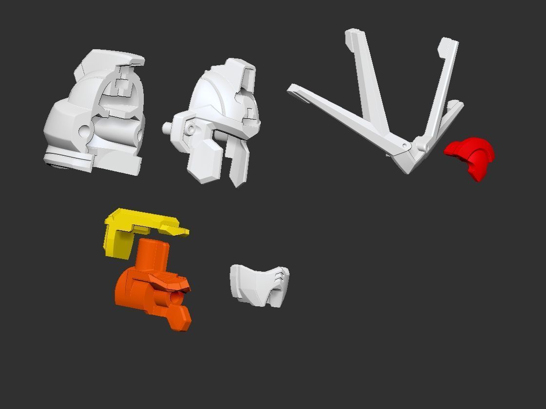 Gundam Custom FULL 3D print model_5