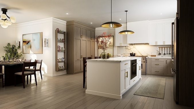 ArchViz Scene Vol 1 - Living 3D model