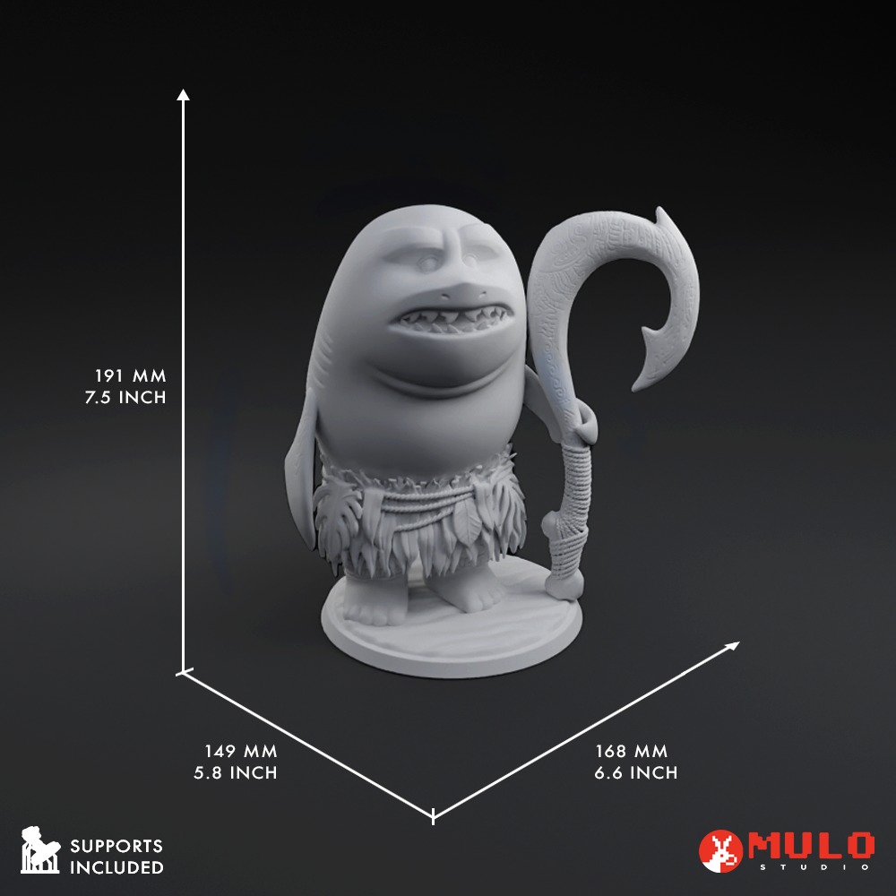 Shark Maui 3D print model_5
