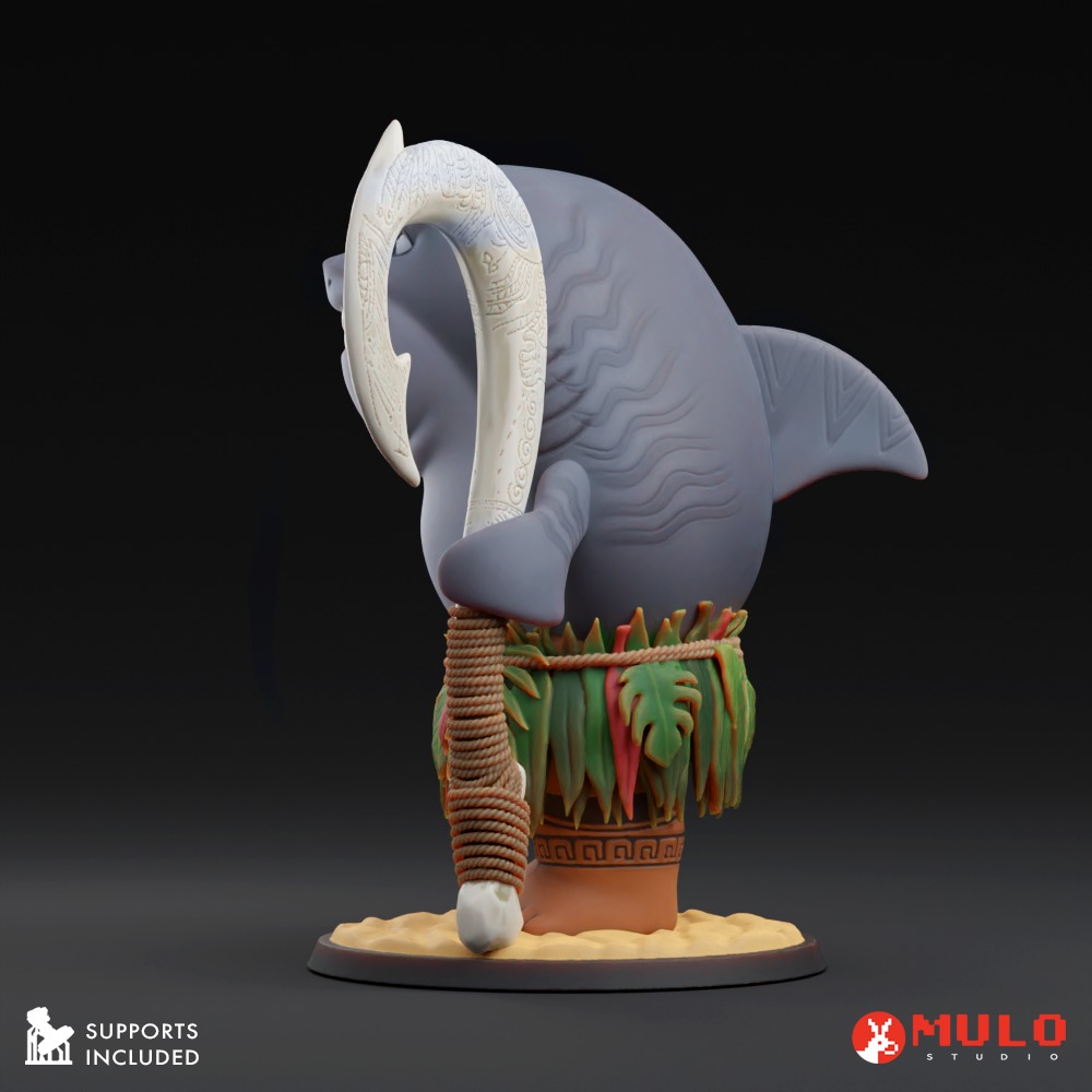 Shark Maui 3D print model_4