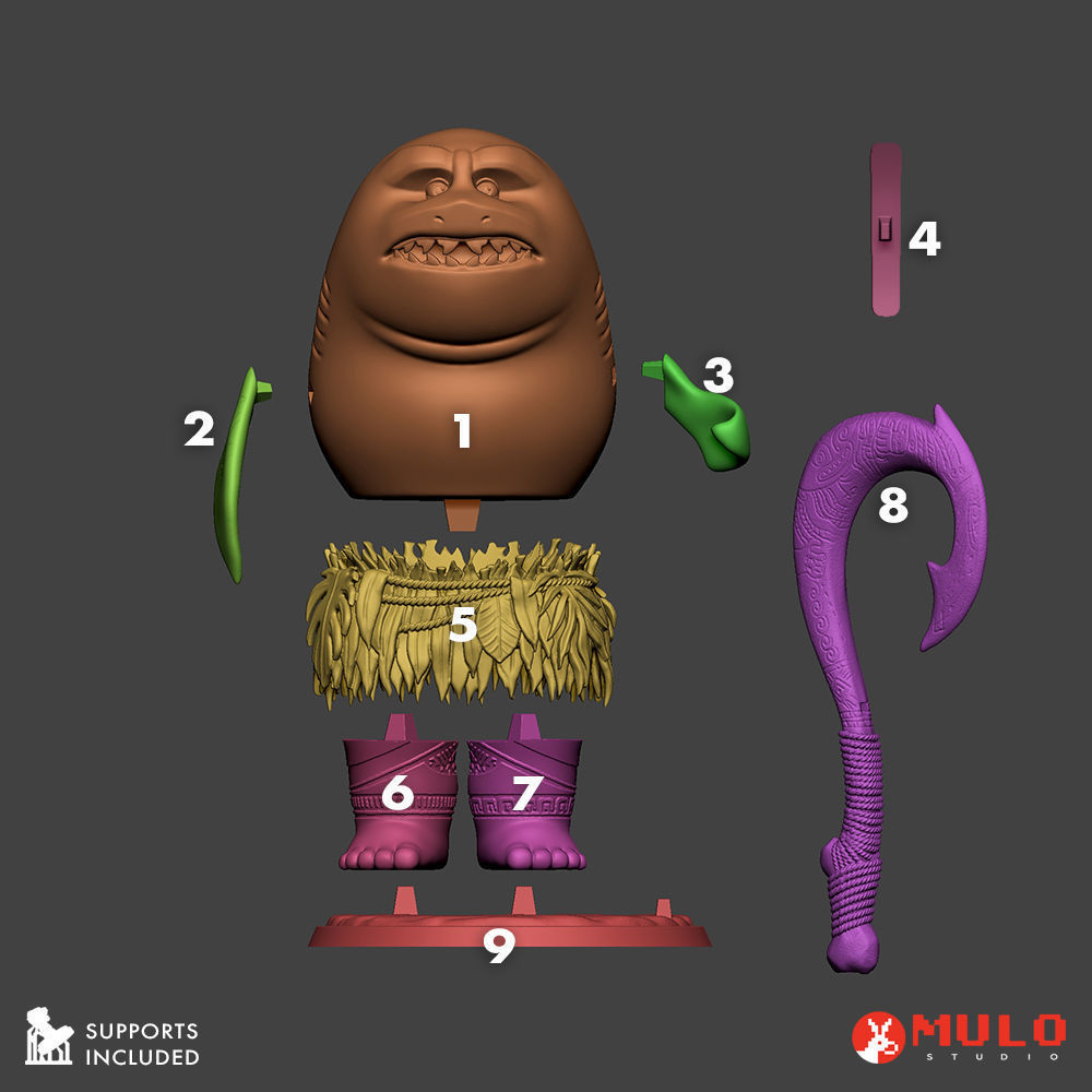 Shark Maui 3D print model_6