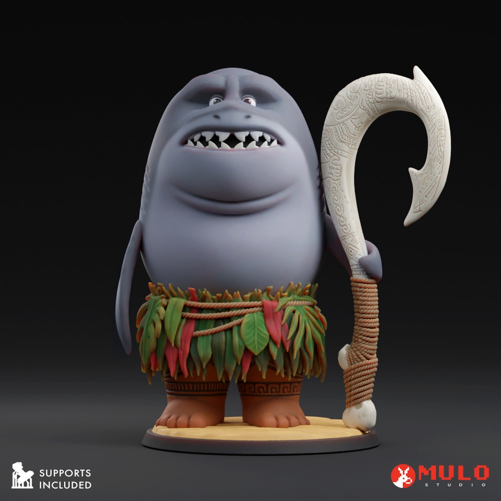 Shark Maui 3D print model_1