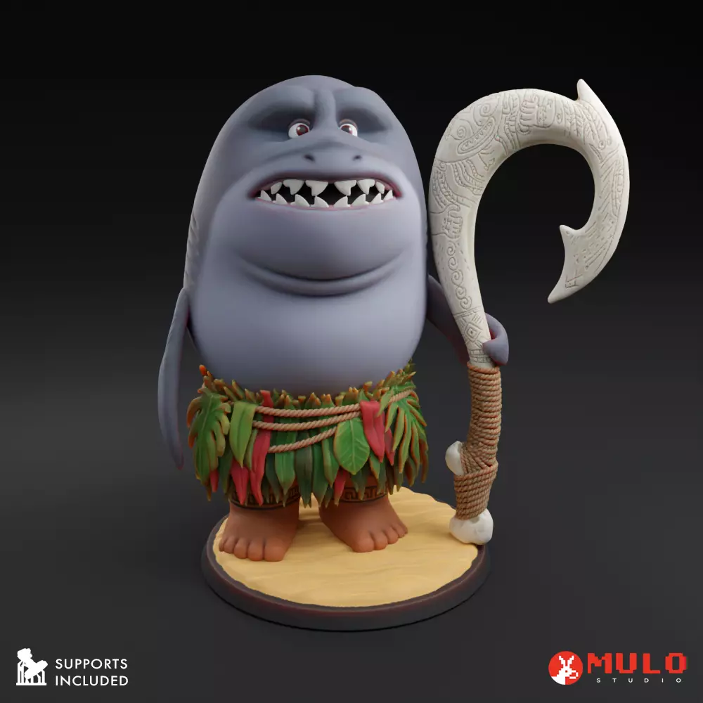 Shark Maui 3D print model_0