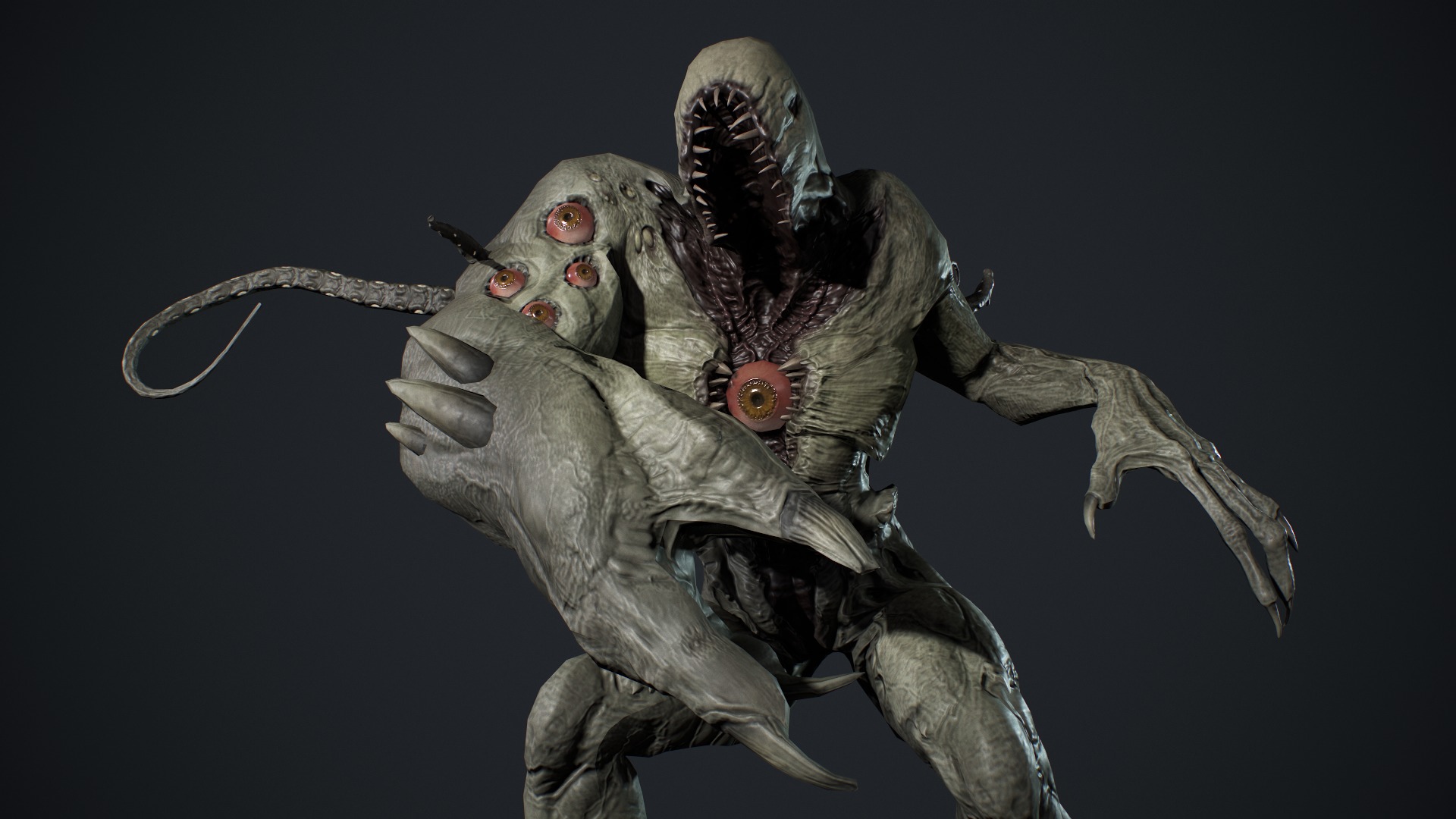 Monster Boss Low-poly 3D model_19