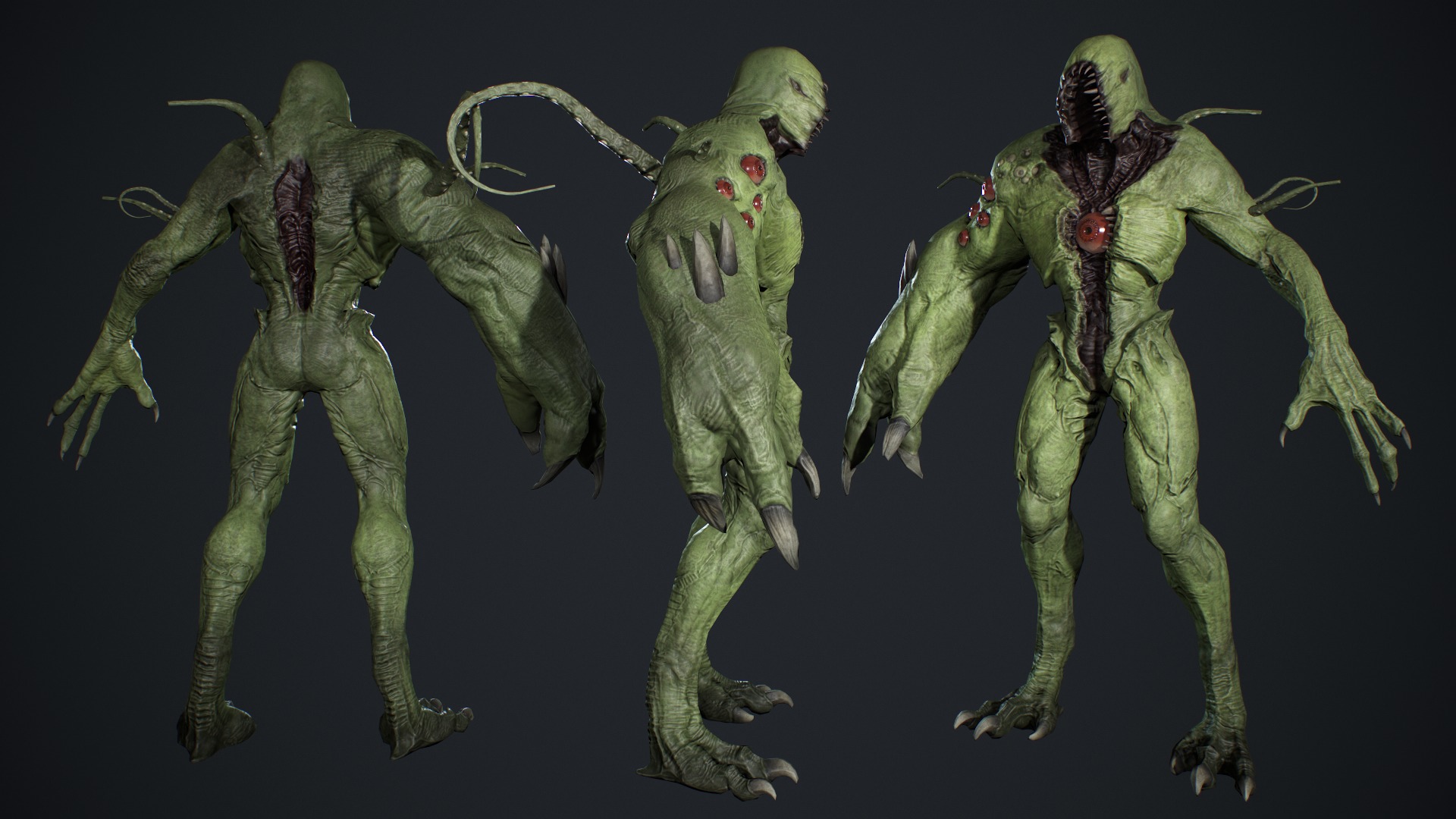 Monster Boss Low-poly 3D model_8