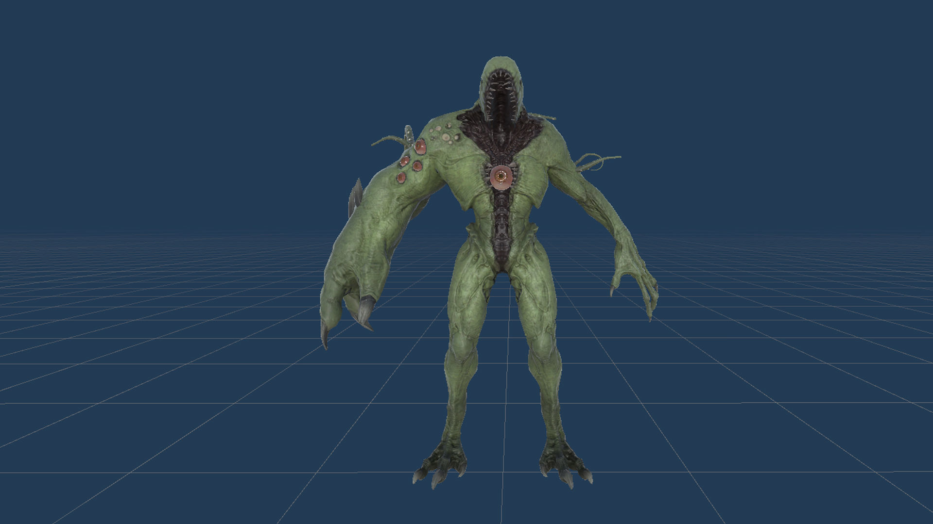 Monster Boss Low-poly 3D model_26