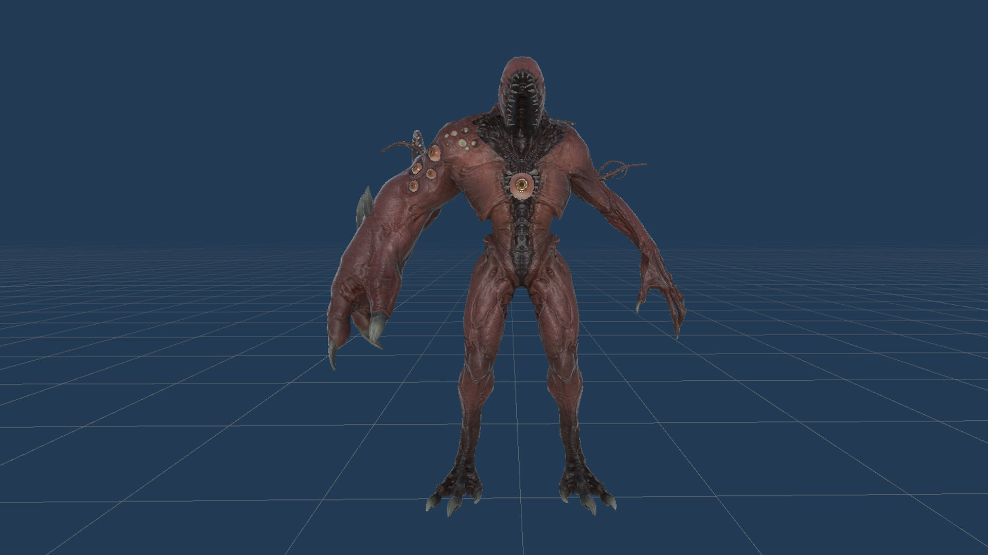 Monster Boss Low-poly 3D model_27