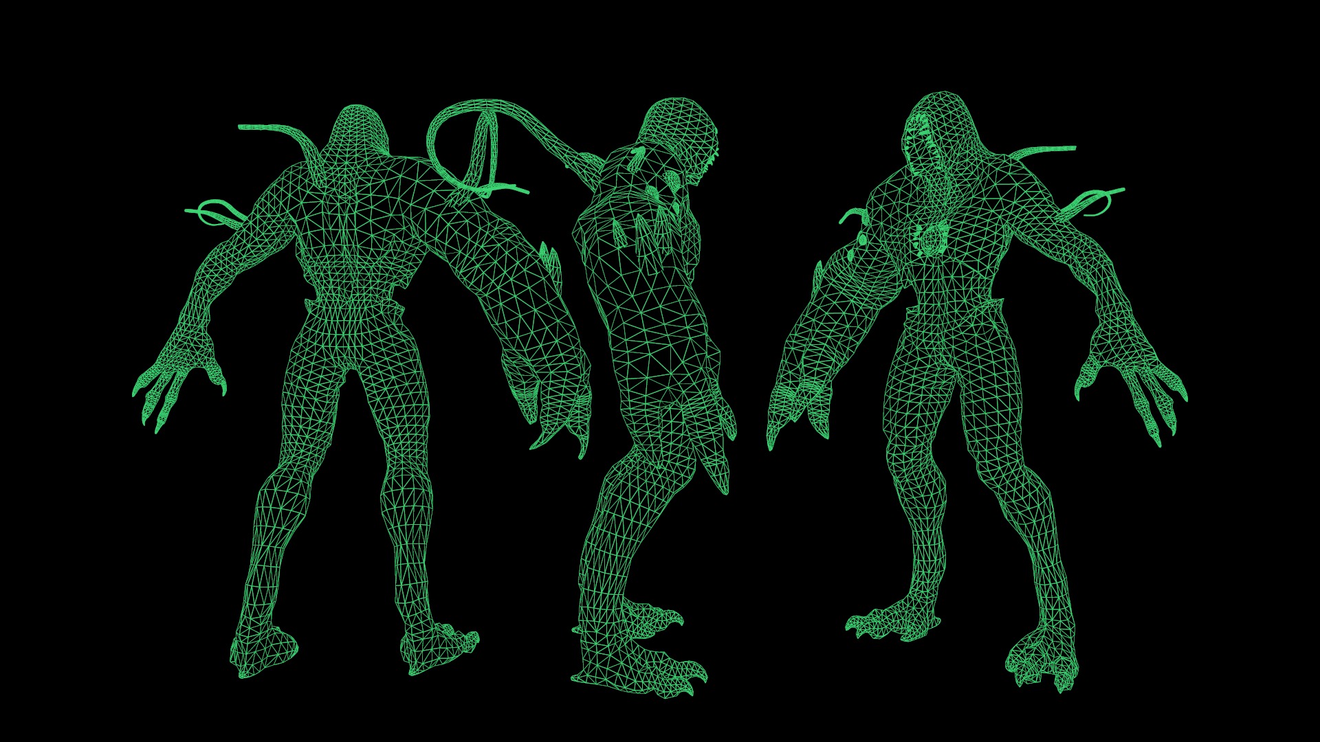 Monster Boss Low-poly 3D model_10