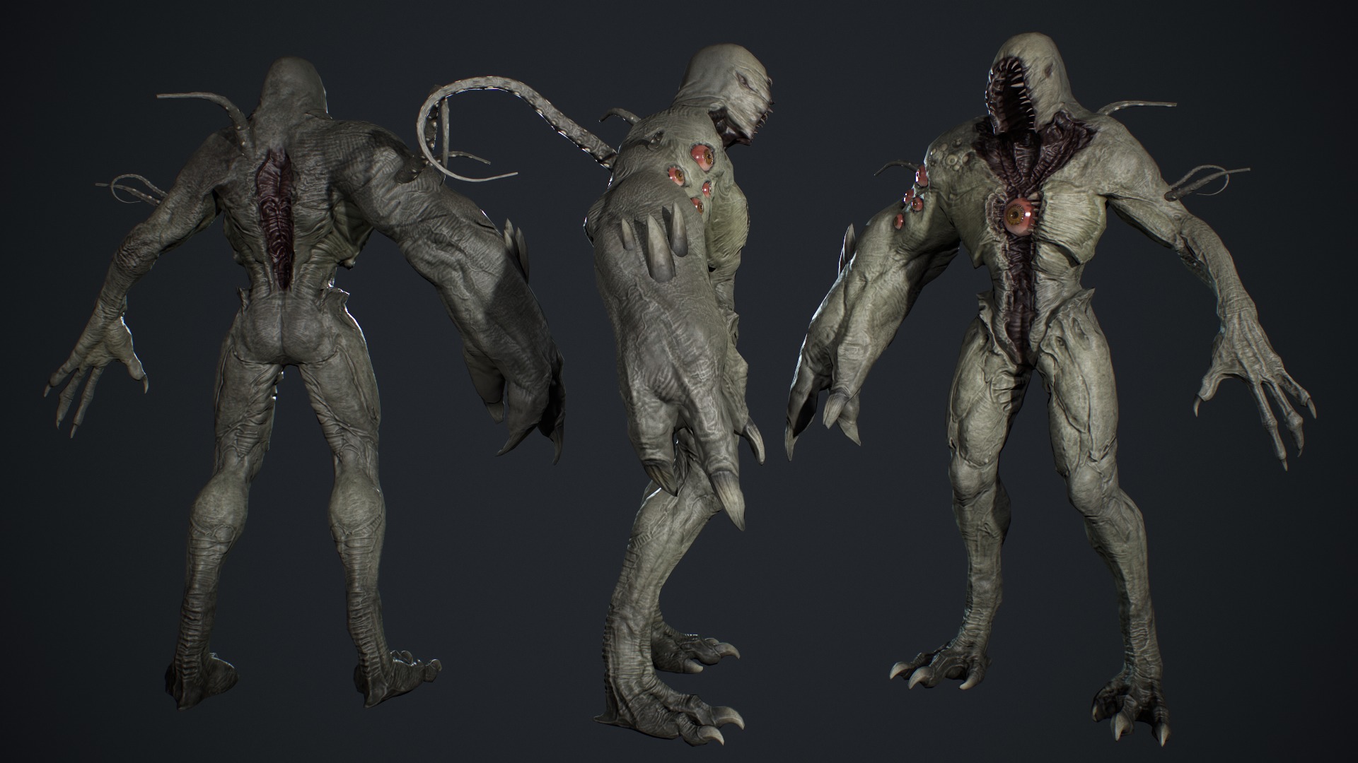 Monster Boss Low-poly 3D model_7