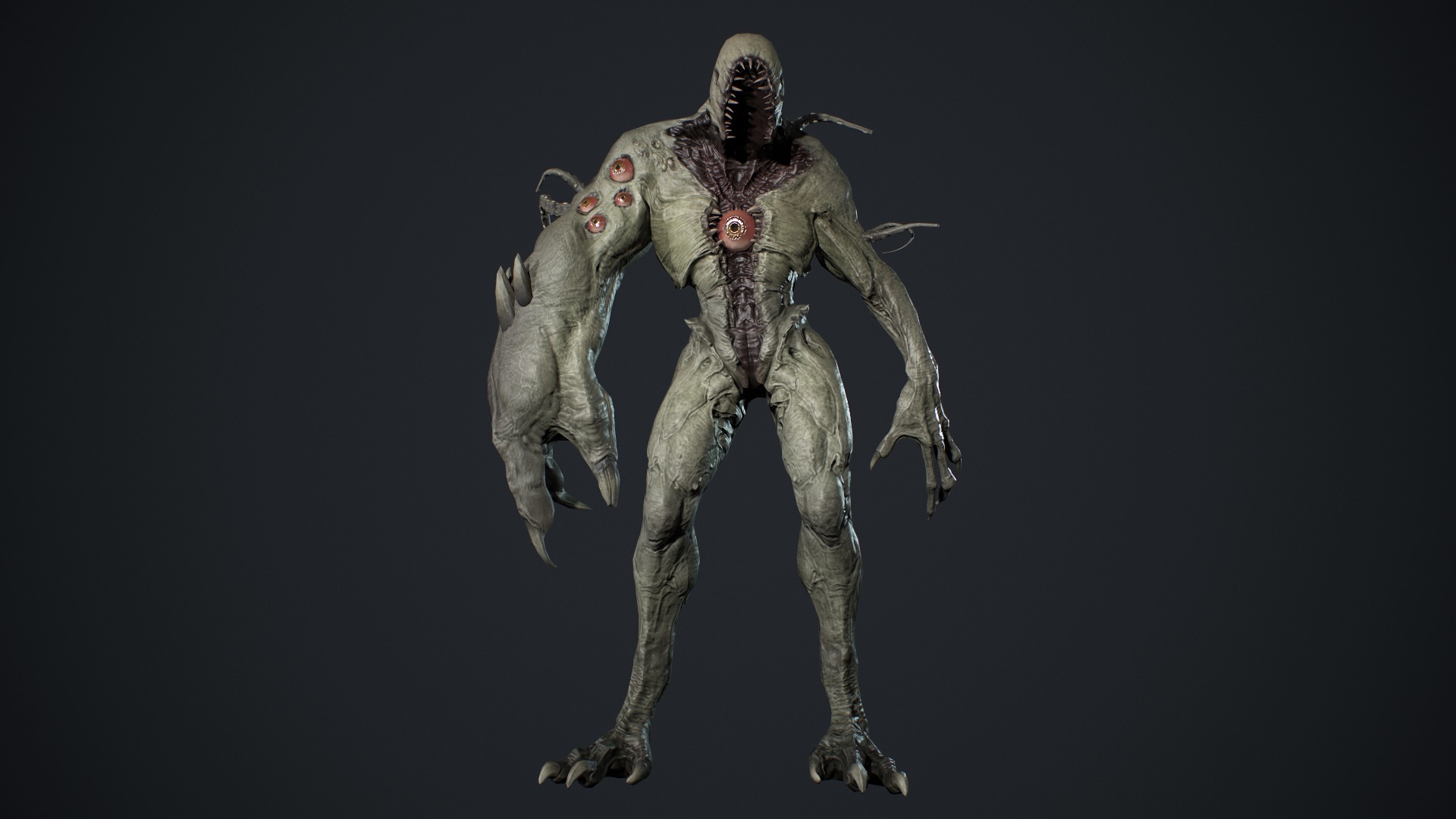 Monster Boss Low-poly 3D model_18