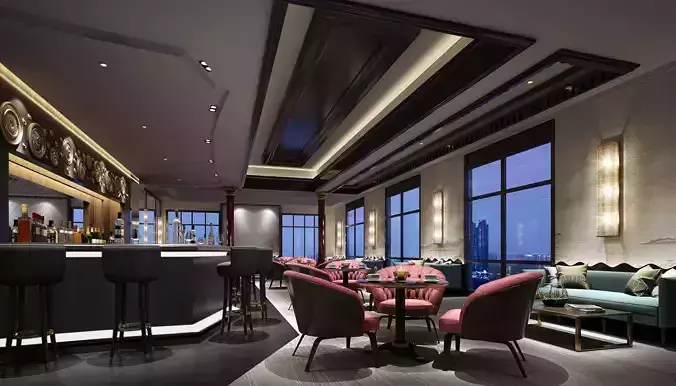 restaurant interior scenes