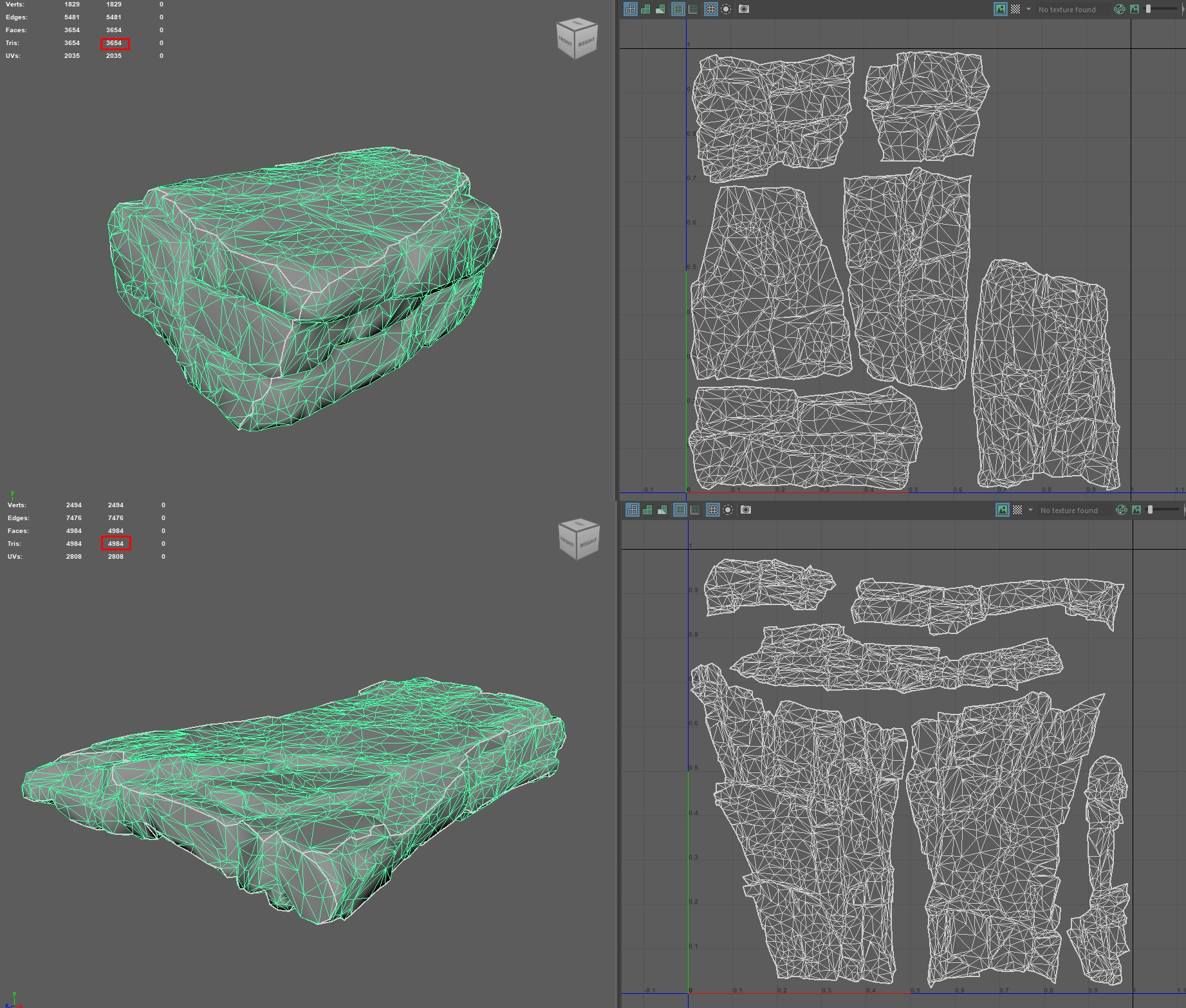Modular rocks 3D model_4