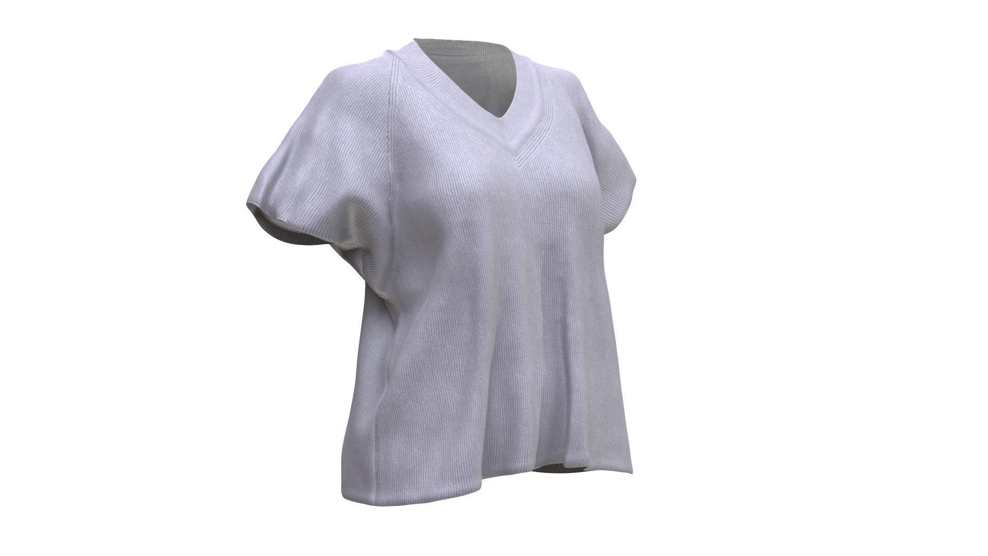 Tshirt 116 - All MH Bodies - UE5 Skeletons - Rigged Low-poly 3D model_3