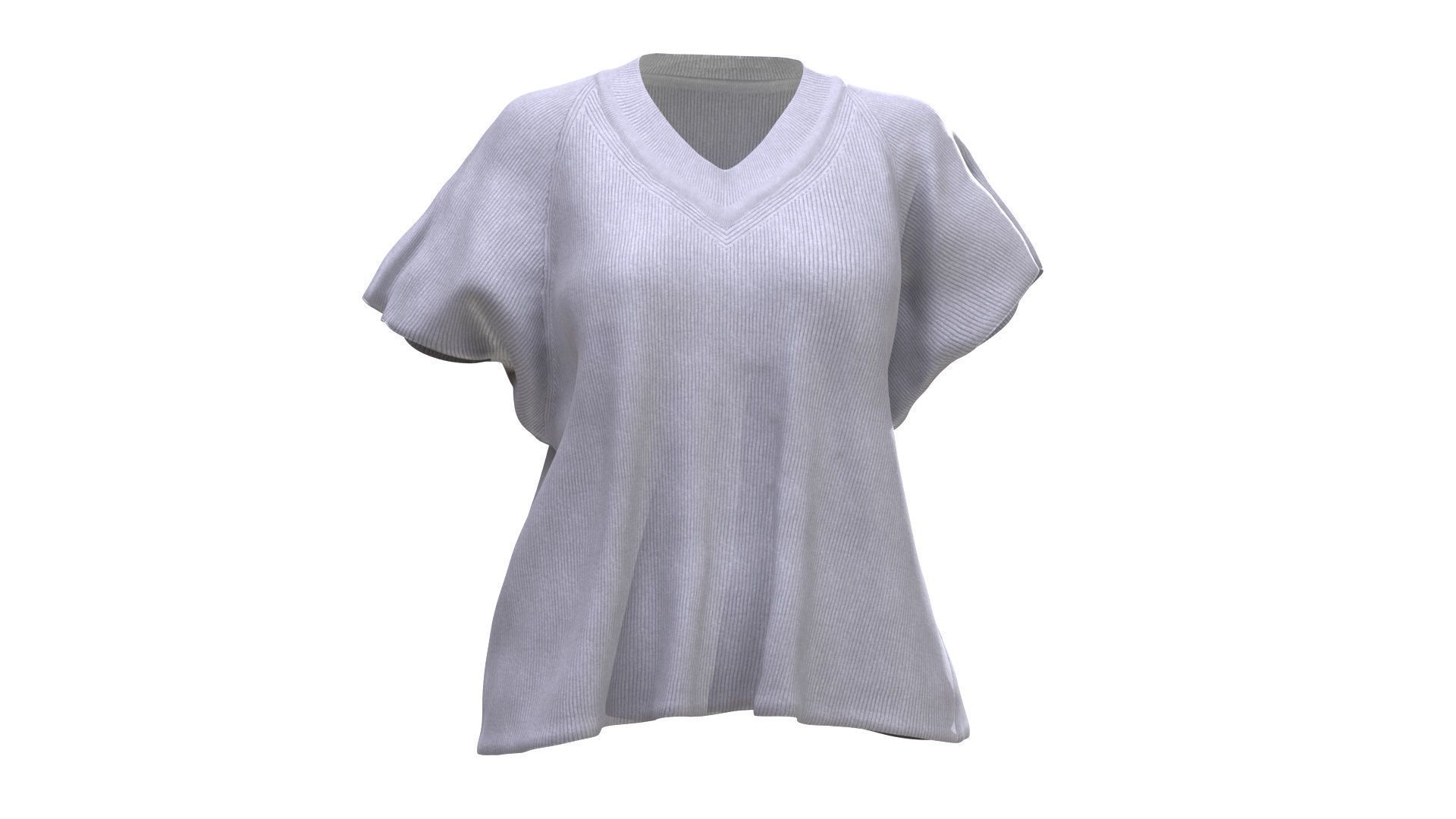 Tshirt 116 - All MH Bodies - UE5 Skeletons - Rigged Low-poly 3D model_5