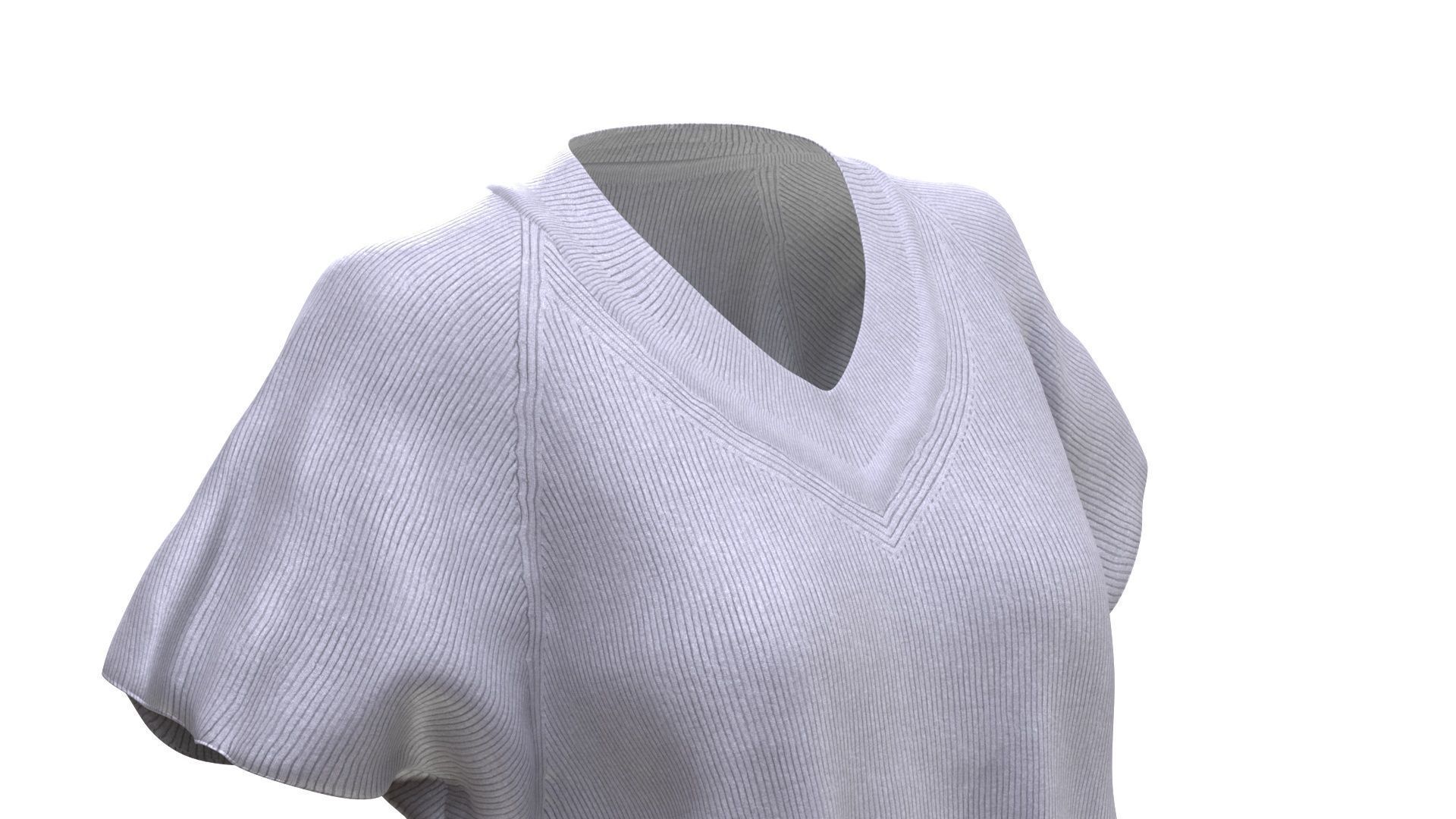 Tshirt 116 - All MH Bodies - UE5 Skeletons - Rigged Low-poly 3D model_8