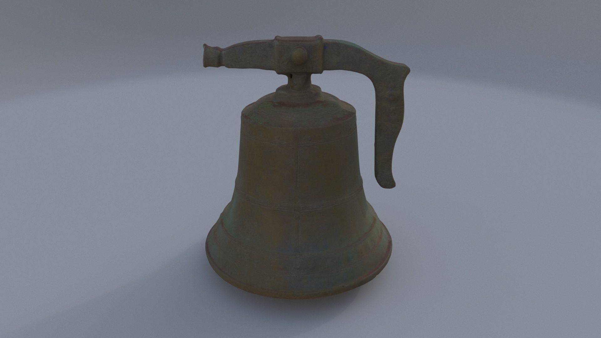 Bronze Church Bell 3D model_1