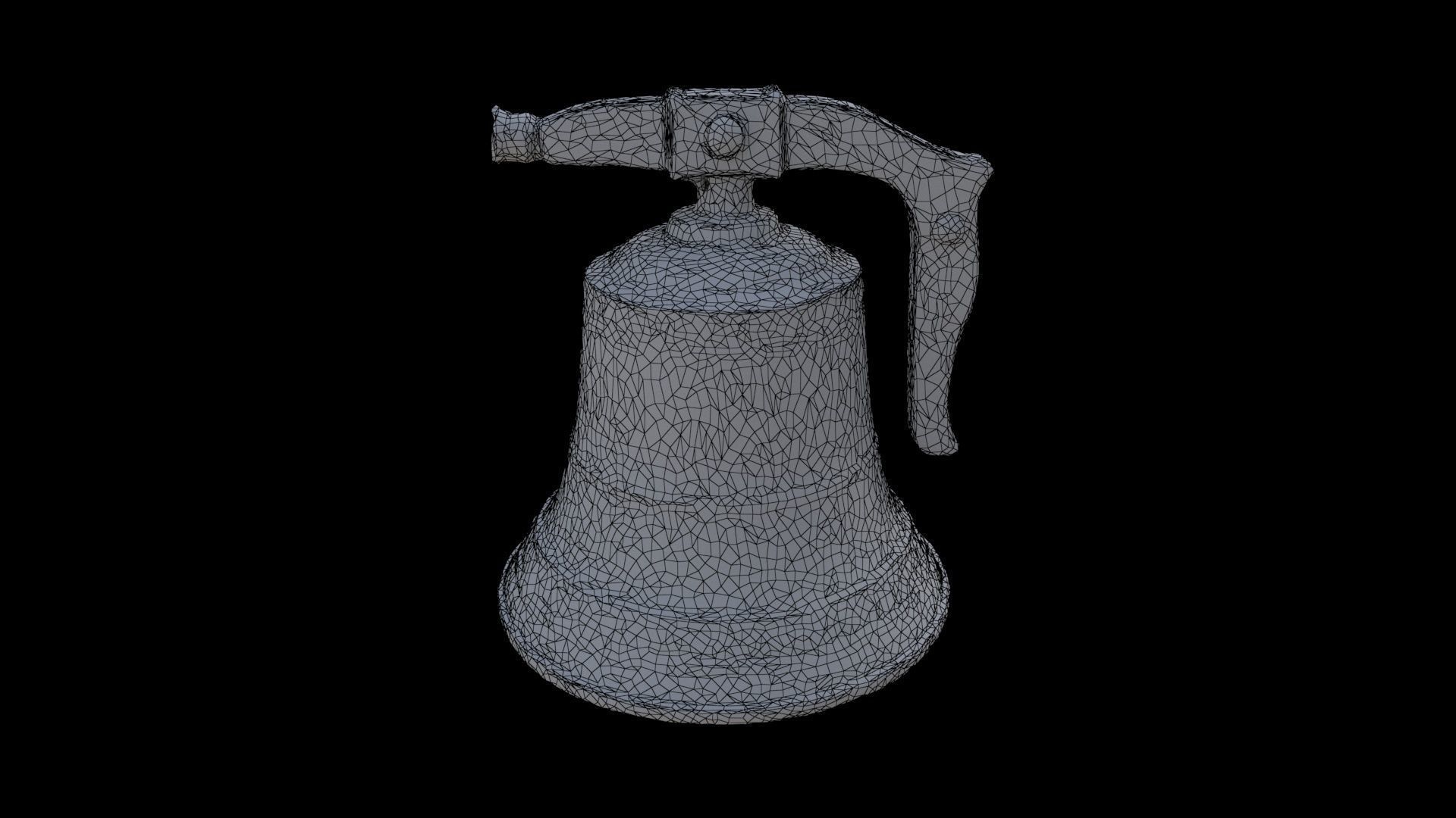 Bronze Church Bell 3D model_6