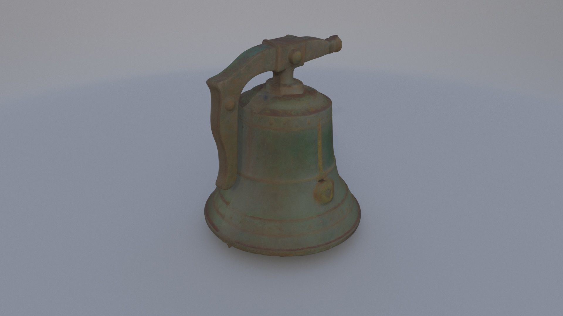 Bronze Church Bell 3D model_3