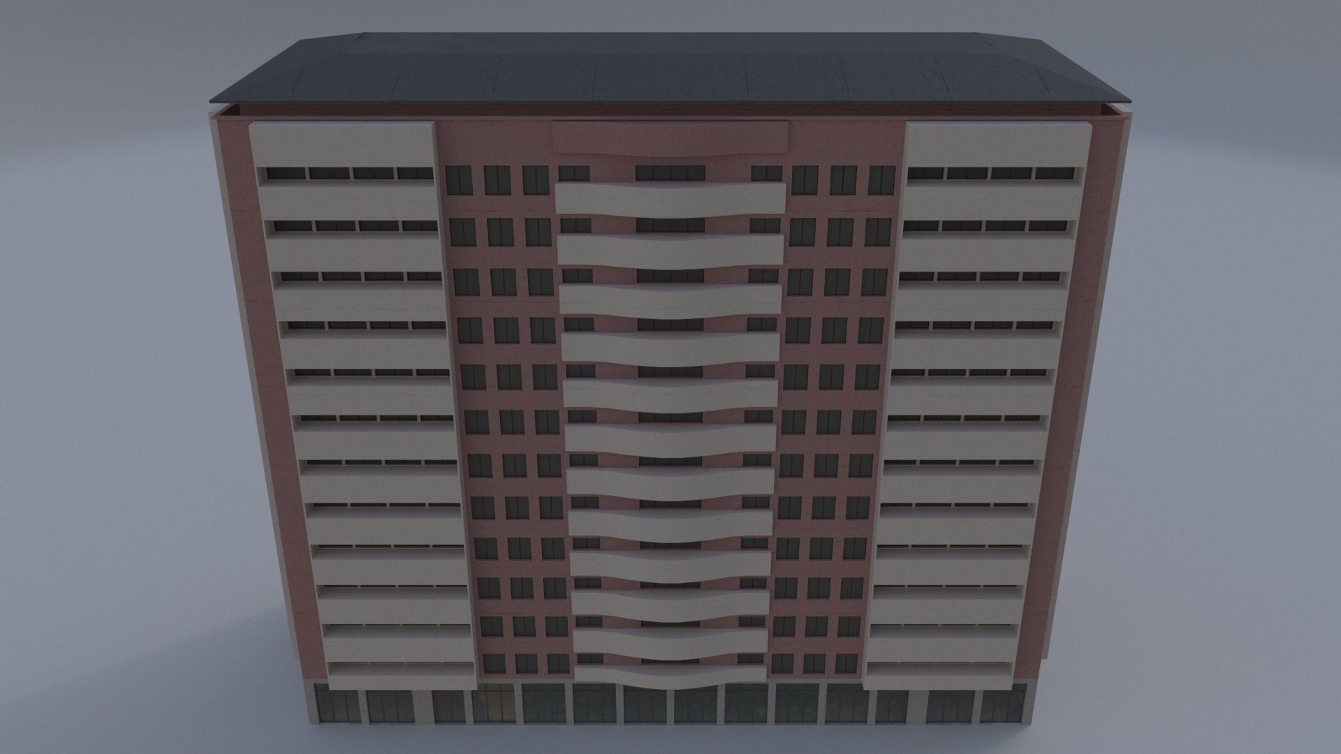 BuildingGenericB 3D model_1