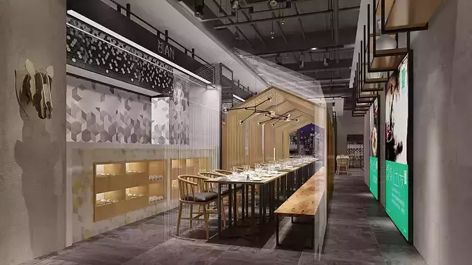 restaurant interior scenes