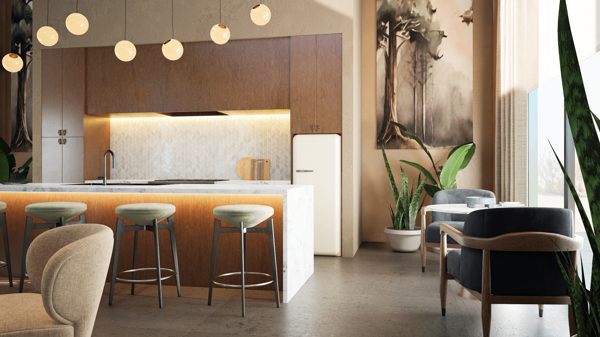 ArchViz Scene Vol 2 - Lobby 3D model_3